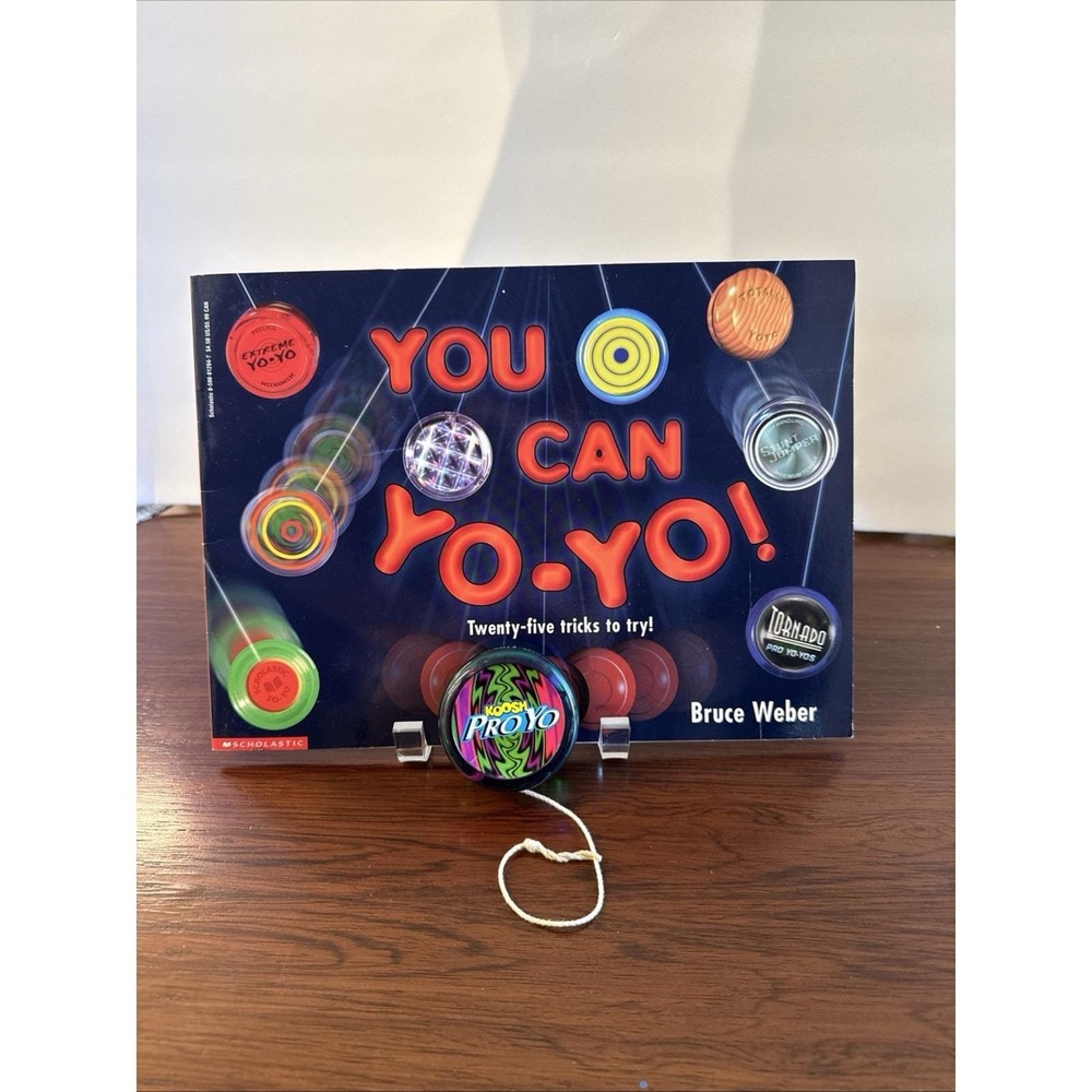 Vintage "You Can Yo-Yo" Book + ProYo Koosh – Retro Toy Collectible 90's